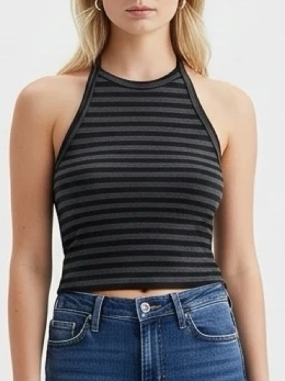 Urban Outfitters Out From Under Striped Halter Top